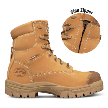 150mm Wheat Zip Sided Boot