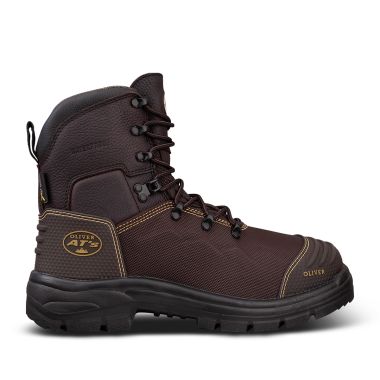 150mm Brown Lace Up Boot AT 65 Series Oliver Footwear