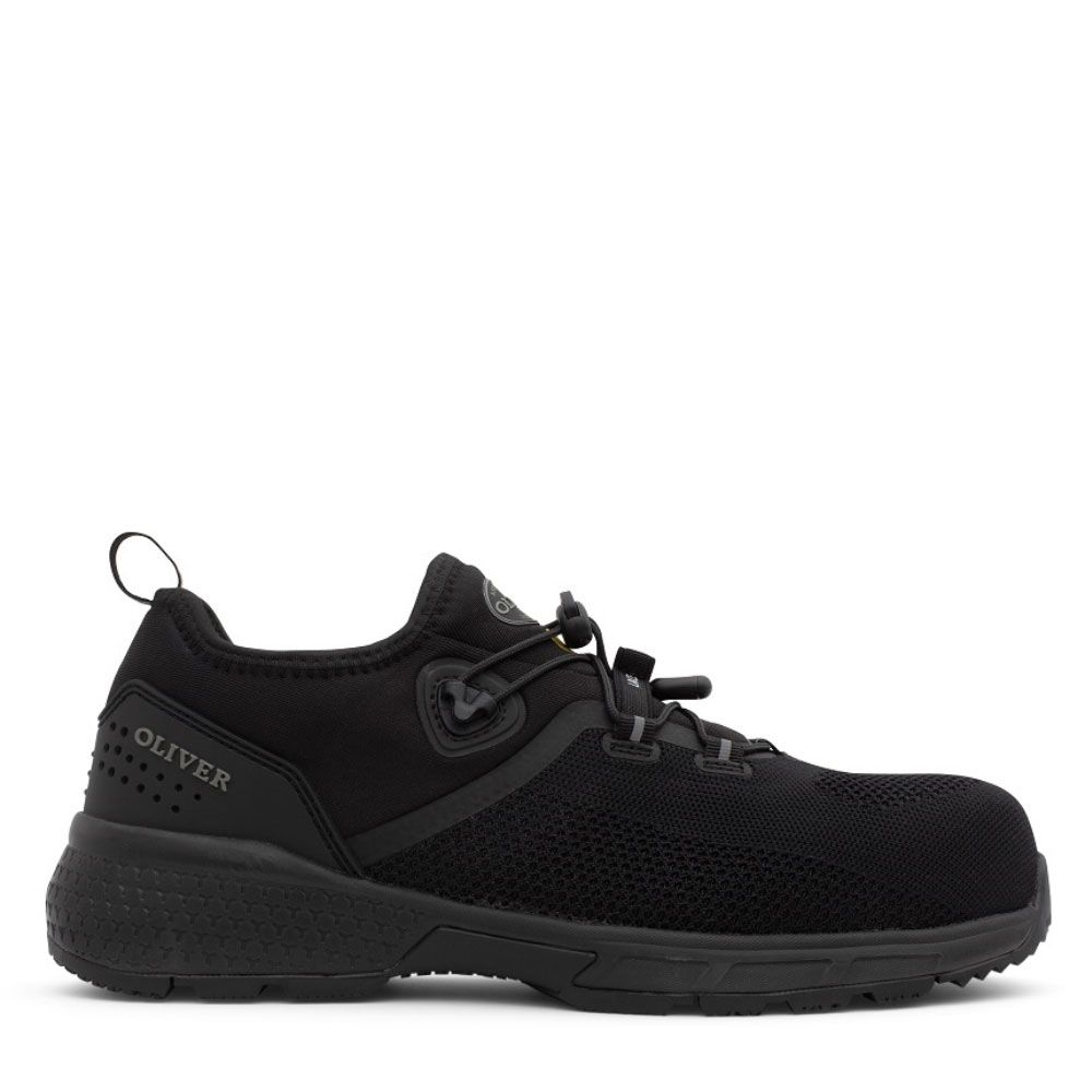 【新品未使用】COACH PERRY ブラック Black Flyknit Shoe (S1P HRO SRC ESD) 40-805