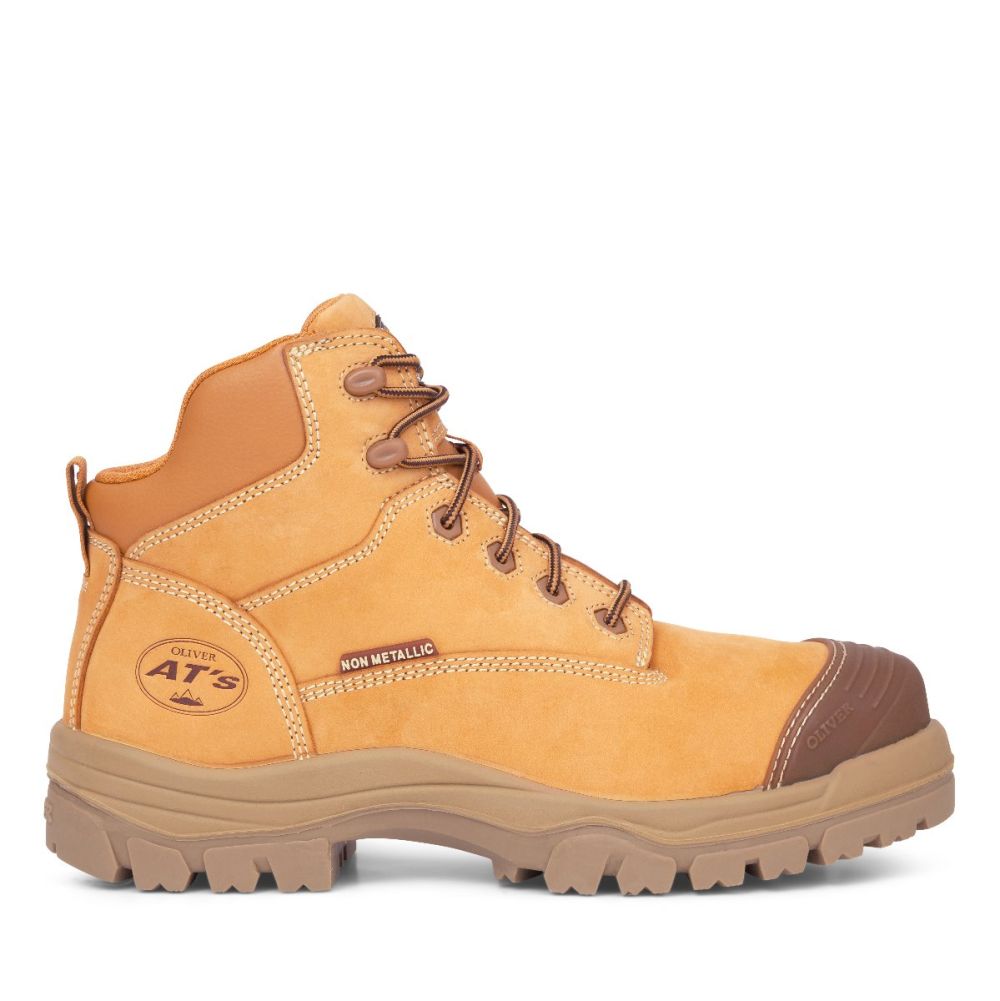 130mm Wheat Zip Sided Boot | At 45 Series | Oliver Footwear