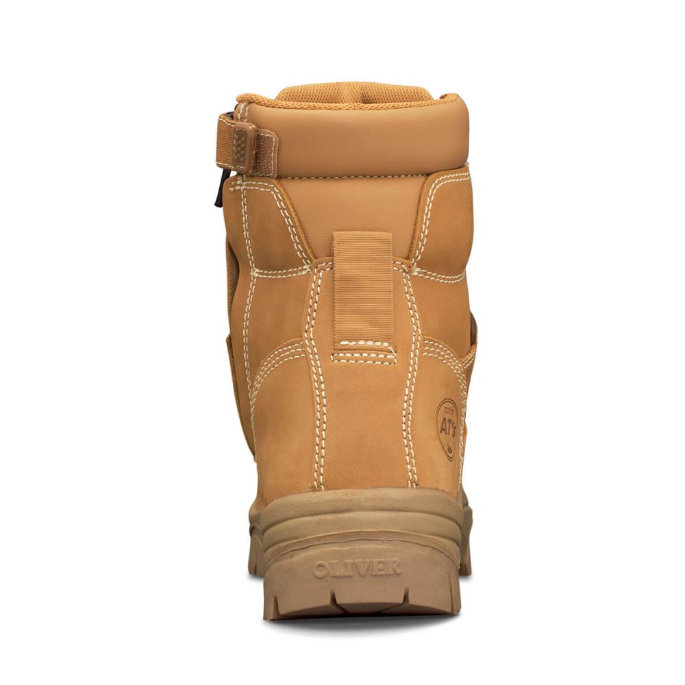 150mm Wheat Zip Sided Boot