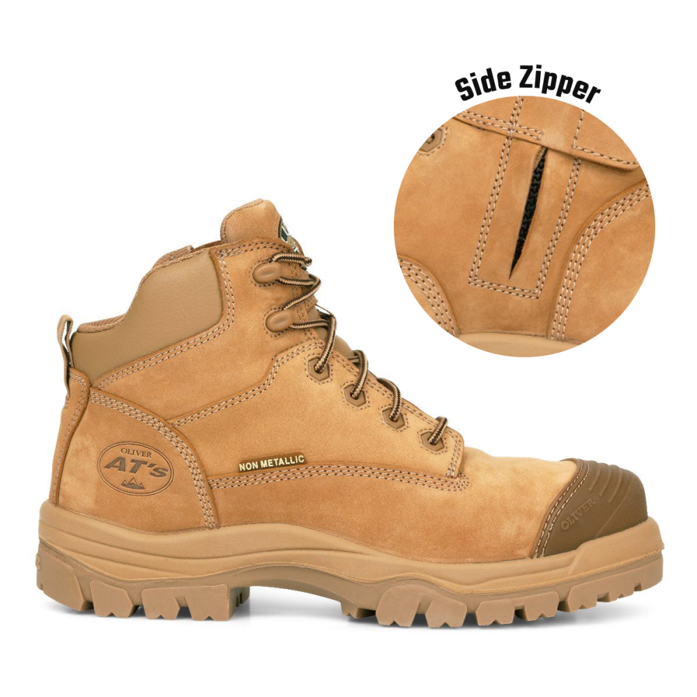 130MM STONE ZIP SIDED HIKER BOOT| AT 45 Series | Oliver Footwear