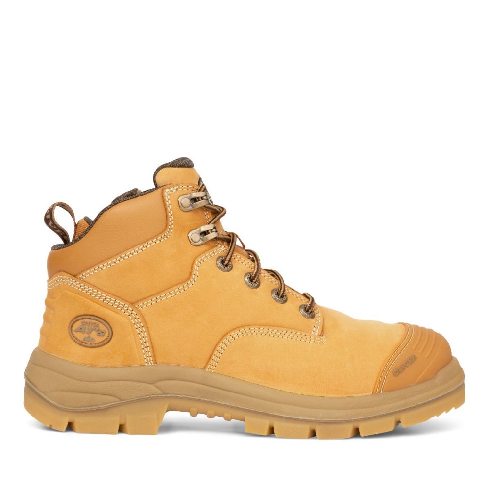アーミー0510  130MM WHEAT ZIP SIDED HIKER BOOT| AT 55 Series | Oliver Footwear