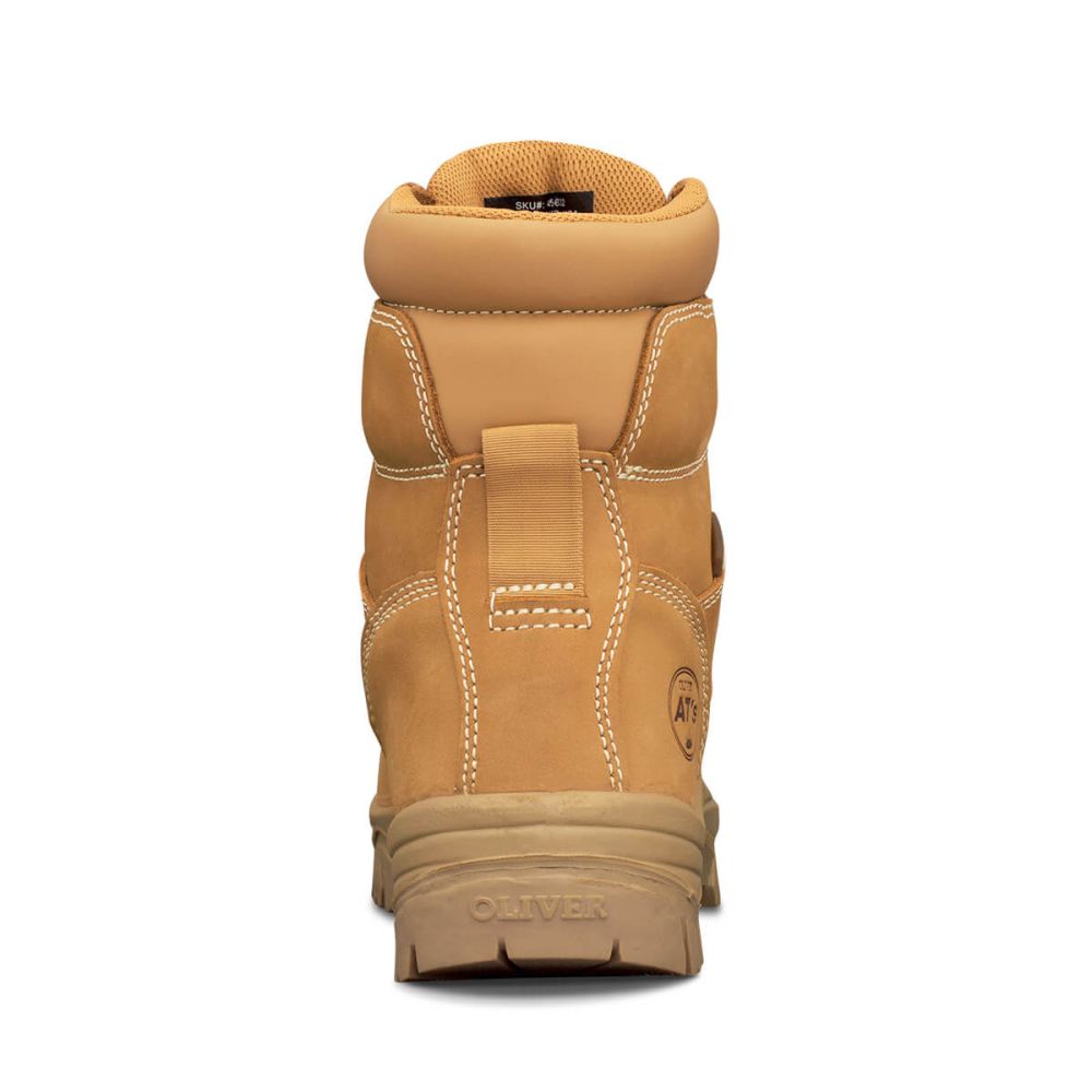 オリバーハウス　150 150mm Wheat Lace Up Boot | AT 45 Series | Oliver Footwear