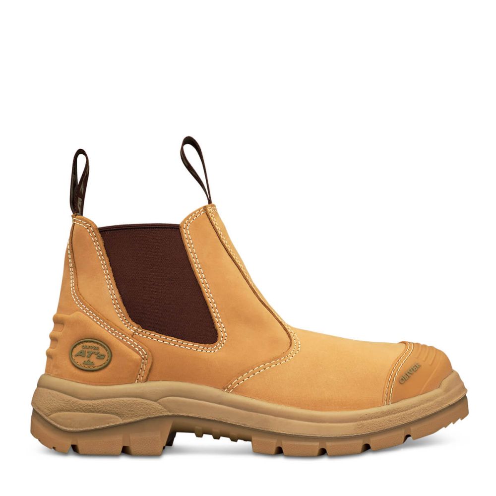 Wheat Elastic Sided Boot | AT 55 Series | Oliver Footwear