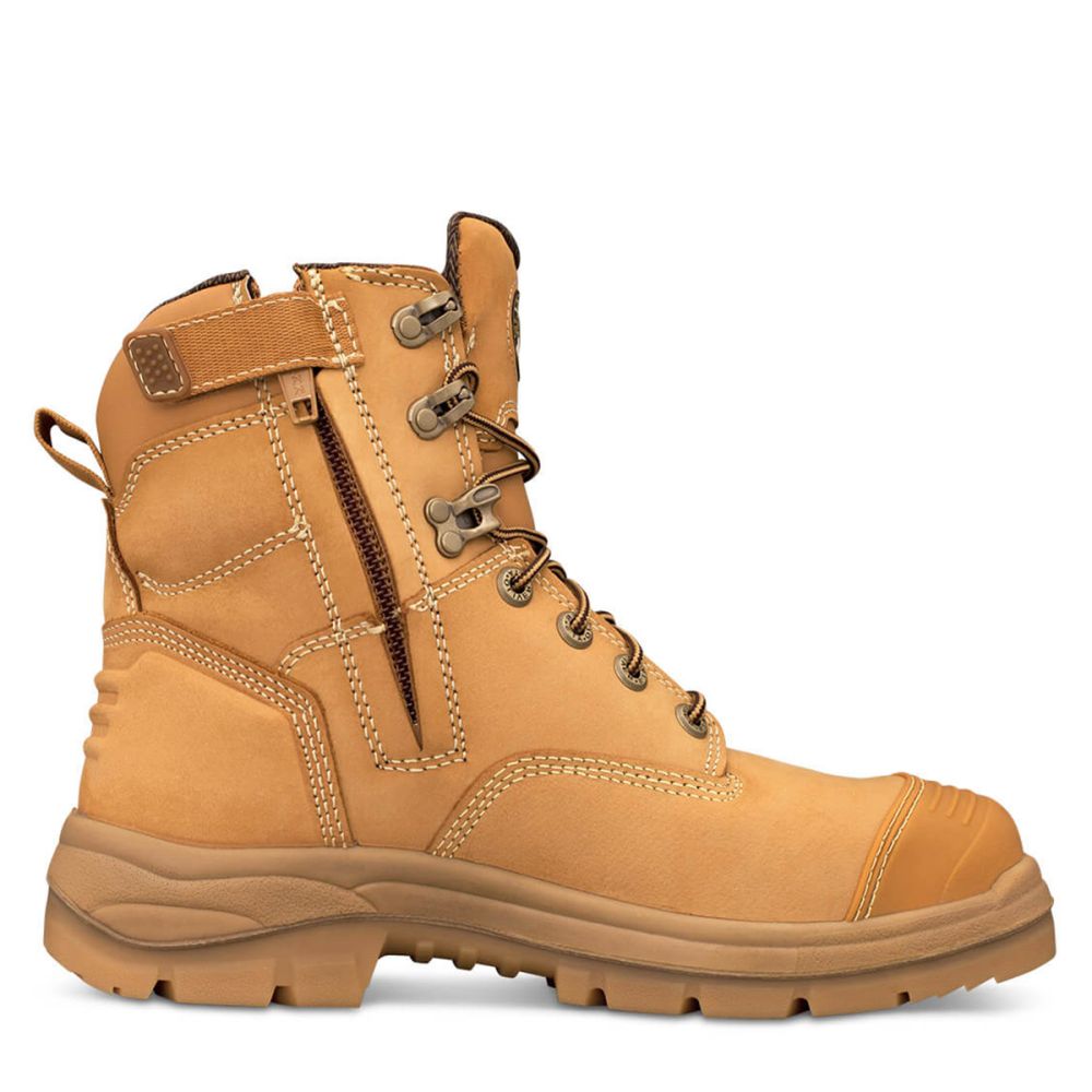 150mm Wheat Zip Sided Boot | AT 55 Series | Oliver Footwear