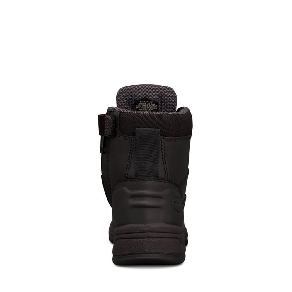 Black Zip Sided Boot | PB 49 Series Ladies | Oliver Footwear