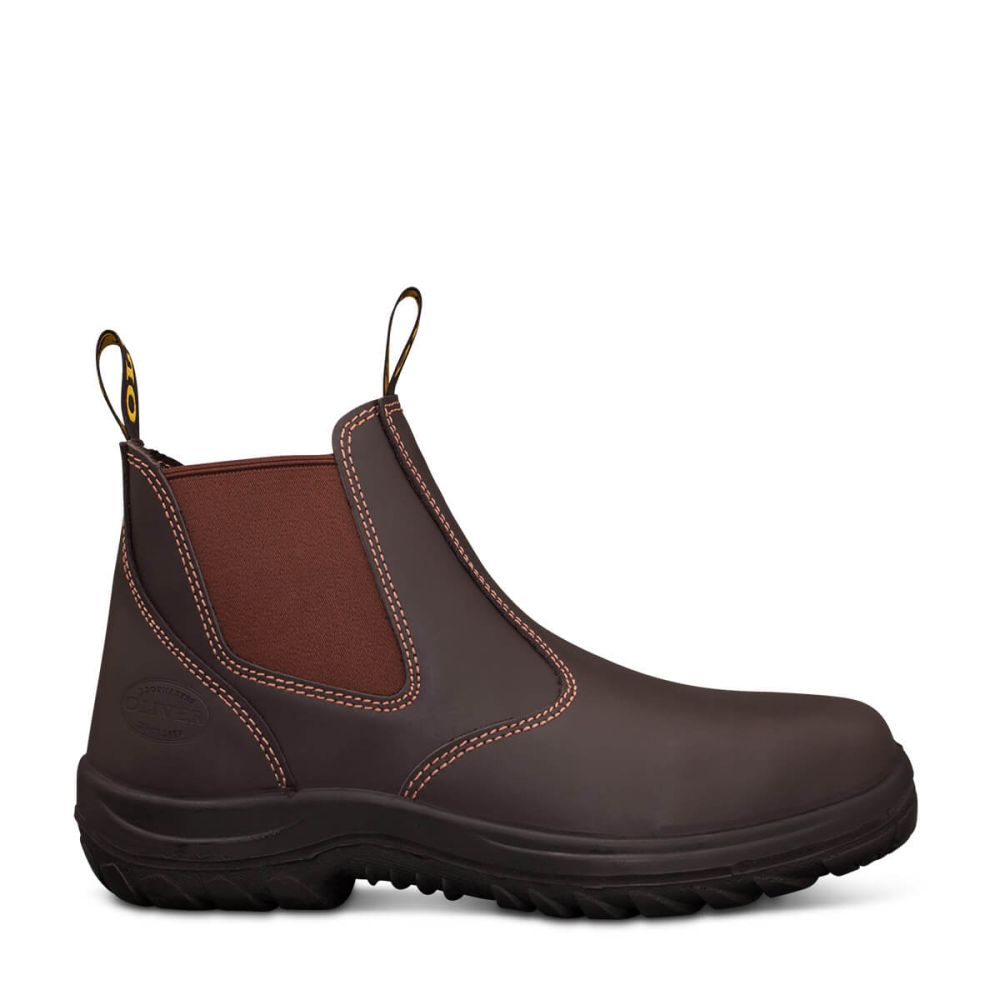 Claret Elastic Sided Boot | WB 34 Series | Oliver Footwear