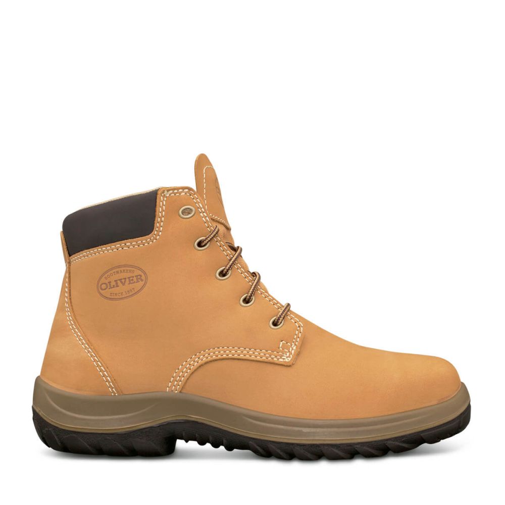 Wheat Lace Up Ankle Boot | WB 34 Series | Oliver Footwear